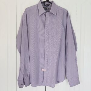 Kenneth Cole Reaction Purple Dress Shirt